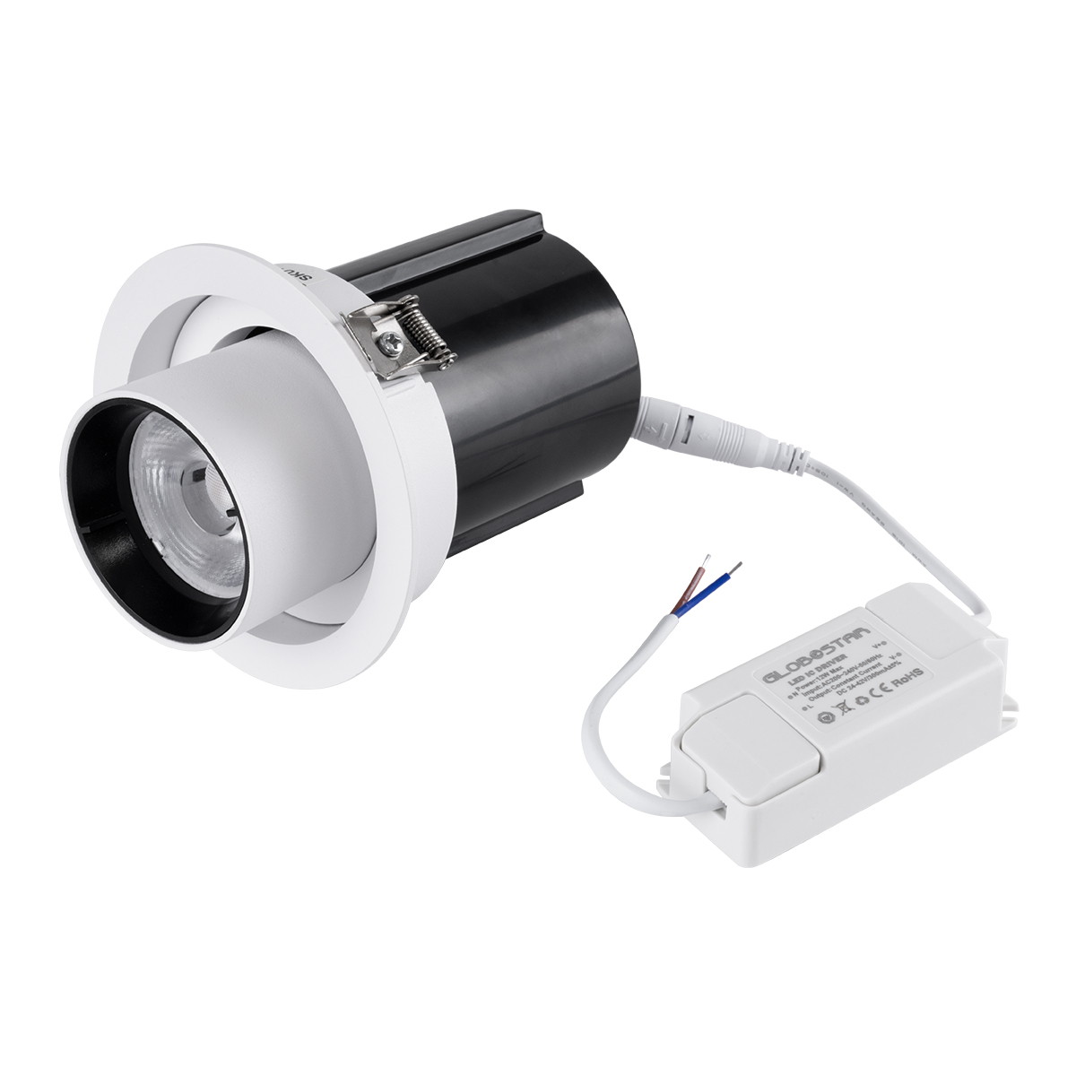 GloboStar® VIRGO-M 60306 Χωνευτό LED Spot Downlight TrimLess Φ11cm 12W 1560lm 36° AC 220-240V IP20 Φ11cm x Υ11.5cm - Στρόγγυλο - Λευκό με Μαύρο Κάτοπτρο - Φυσικό Λευκό 4500K - Bridgelux COB - 5 Years Warranty 15 GloboStar® VIRGO-M 60306 Χωνευτό LED Spot Downlight TrimLess Φ11cm 12W 1560lm 36° AC 220-240V IP20 Φ11cm x Υ11.5cm - Στρόγγυλο - Λευκό με Μαύρο Κάτοπτρο - Φυσικό Λευκό 4500K - Bridgelux COB - 5 Years Warranty - Image 14