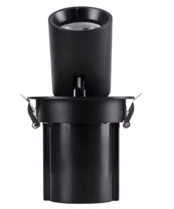 GloboStar® VIRGO-M 60308 Χωνευτό LED Spot Downlight TrimLess Φ11cm 12W 1560lm 36° AC 220-240V IP20 Φ11cm x Υ11.5cm - Στρόγγυλο - Μαύρο - Φυσικό Λευκό 4500K - Bridgelux COB - 5 Years Warranty 25 60308 10