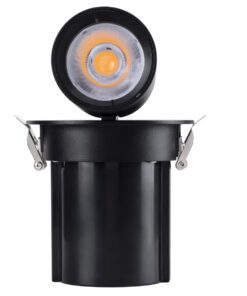 GloboStar® VIRGO-M 60308 Χωνευτό LED Spot Downlight TrimLess Φ11cm 12W 1560lm 36° AC 220-240V IP20 Φ11cm x Υ11.5cm - Στρόγγυλο - Μαύρο - Φυσικό Λευκό 4500K - Bridgelux COB - 5 Years Warranty 26 60308 11