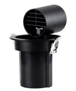 GloboStar® VIRGO-M 60308 Χωνευτό LED Spot Downlight TrimLess Φ11cm 12W 1560lm 36° AC 220-240V IP20 Φ11cm x Υ11.5cm - Στρόγγυλο - Μαύρο - Φυσικό Λευκό 4500K - Bridgelux COB - 5 Years Warranty 27 60308 12