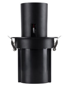 GloboStar® VIRGO-M 60308 Χωνευτό LED Spot Downlight TrimLess Φ11cm 12W 1560lm 36° AC 220-240V IP20 Φ11cm x Υ11.5cm - Στρόγγυλο - Μαύρο - Φυσικό Λευκό 4500K - Bridgelux COB - 5 Years Warranty 24 60308 9