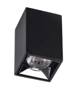 Alternative view of GloboStar® LUMINAR SUPERIOR 60320 Επιφανειακό LED Spot Downlight TrimLess 3W 420lm 36° AC 220-240V IP20 Μ4.2 x Π4.2 x Υ6.6cm - Μαύρο με Κάτοπτρο Χρωμίου - Φυσικό Λευκό 4500K - Bridgelux High Lumen Chip Gen2 - TÜV Certified Driver - 5 Years Warranty