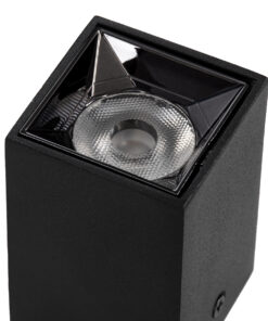 GLOBOSTAR® LUMINAR 60321 Downlight Σποτ LED 3W 405lm 36° AC 220-240V IP20 Θερμό Λευκό 2700K - Bridgelux COB Chip & TÜV SÜD Driver - Μαύρο Ματ - Μ4.2 x Π4.2 x Υ6.6cm - 5 Χρόνια Εγγύηση 14 60321 6