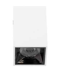 GloboStar® LUMINAR SUPERIOR 60322 Επιφανειακό LED Spot Downlight TrimLess 3W 420lm 36° AC 220-240V IP20 Μ4.2 x Π4.2 x Υ6.6cm - Λευκό με Κάτοπτρο Χρωμίου - Φυσικό Λευκό 4500K - Bridgelux High Lumen Chip Gen2 - TÜV Certified Driver - 5 Years Warranty 11 60322 3