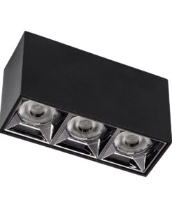 Alternative view of GloboStar® LUMINAR SUPERIOR 60324 Επιφανειακό LED Spot Downlight TrimLess 12W 1680lm 36° AC 220-240V IP20 Μ11.8 x Π4.2 x Υ6.6cm - Μαύρο με Κάτοπτρο Χρωμίου - Φυσικό Λευκό 4500K - Bridgelux High Lumen Chip Gen2 - TÜV Certified Driver - 5 Years Warranty