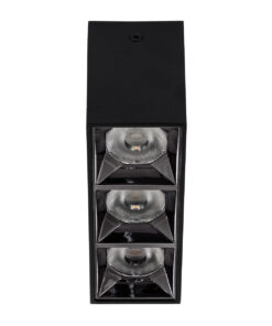 GloboStar® LUMINAR SUPERIOR 60324 Επιφανειακό LED Spot Downlight TrimLess 12W 1680lm 36° AC 220-240V IP20 Μ11.8 x Π4.2 x Υ6.6cm - Μαύρο με Κάτοπτρο Χρωμίου - Φυσικό Λευκό 4500K - Bridgelux High Lumen Chip Gen2 - TÜV Certified Driver - 5 Years Warranty 15 60324 6