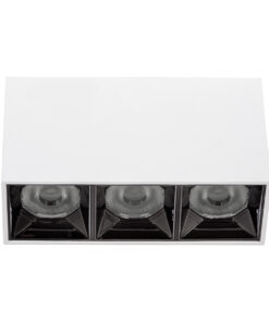 GloboStar® LUMINAR SUPERIOR 60326 Επιφανειακό LED Spot Downlight TrimLess 12W 1680lm 36° AC 220-240V IP20 Μ11.8 x Π4.2 x Υ6.6cm - Λευκό με Κάτοπτρο Χρωμίου - Φυσικό Λευκό 4500K - Bridgelux High Lumen Chip Gen2 - TÜV Certified Driver - 5 Years Warranty 12 60326 3