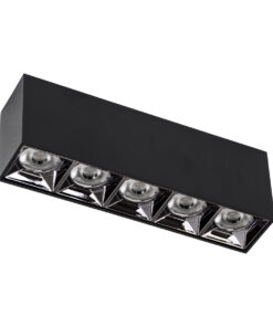 Alternative view of GloboStar® LUMINAR SUPERIOR 60328 Επιφανειακό LED Spot Downlight TrimLess 20W 2800lm 36° AC 220-240V IP20 Μ19.5 x Π4.2 x Υ6.6cm - Μαύρο με Κάτοπτρο Χρωμίου - Φυσικό Λευκό 4500K - Bridgelux High Lumen Chip Gen2 - TÜV Certified Driver - 5 Years Warranty