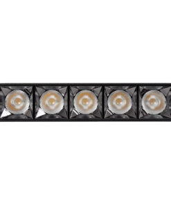 GloboStar® LUMINAR SUPERIOR 60328 Επιφανειακό LED Spot Downlight TrimLess 20W 2800lm 36° AC 220-240V IP20 Μ19.5 x Π4.2 x Υ6.6cm - Μαύρο με Κάτοπτρο Χρωμίου - Φυσικό Λευκό 4500K - Bridgelux High Lumen Chip Gen2 - TÜV Certified Driver - 5 Years Warranty 14 60328 5