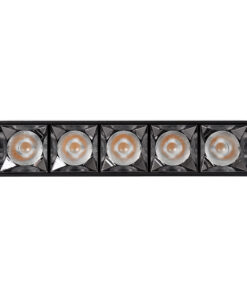 GloboStar® LUMINAR SUPERIOR 60329 Επιφανειακό LED Spot Downlight TrimLess 20W 2700lm 36° AC 220-240V IP20 Μ19.5 x Π4.2 x Υ6.6cm - Μαύρο με Κάτοπτρο Χρωμίου - Θερμό Λευκό 2700K - Bridgelux High Lumen Chip Gen2 - TÜV Certified Driver - 5 Years Warranty 14 60329 5