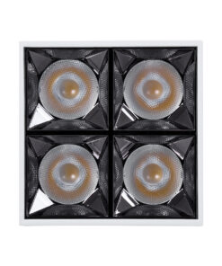 GloboStar® LUMINAR SUPERIOR 60334 Επιφανειακό LED Spot Downlight TrimLess 14W 1960lm 36° AC 220-240V IP20 Μ8.2 x Π8.2 x Υ6.6cm - Λευκό με Κάτοπτρο Χρωμίου - Φυσικό Λευκό 4500K - Bridgelux High Lumen Chip Gen2 - TÜV Certified Driver - 5 Years Warranty 13 60334 5