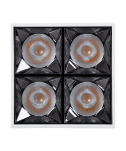 GloboStar® LUMINAR SUPERIOR 60335 Επιφανειακό LED Spot Downlight TrimLess 14W 1890lm 36° AC 220-240V IP20 Μ8.2 x Π8.2 x Υ6.6cm - Λευκό με Κάτοπτρο Χρωμίου - Θερμό Λευκό 2700K - Bridgelux High Lumen Chip Gen2 - TÜV Certified Driver - 5 Years Warranty 13 60335 5