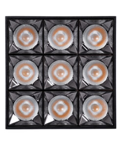 GloboStar® LUMINAR SUPERIOR 60337 Επιφανειακό LED Spot Downlight TrimLess 30W 4050lm 36° AC 220-240V IP20 Μ12 x Π12 x Υ6.6cm - Μαύρο με Κάτοπτρο Χρωμίου - Θερμό Λευκό 2700K - Bridgelux High Lumen Chip Gen2 - TÜV Certified Driver - 5 Years Warranty 13 60337 5