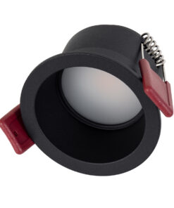 Alternative view of GloboStar® IP 60342 Χωνευτό LED Spot Downlight TrimLess Μπάνιου & WC Φ6.6cm 7W 750lm 45° AC 220-240V IP44 Φ6.6 x Υ5.3cm - Στρόγγυλο - Μαύρο - Φυσικό Λευκό 4500K - Bridgelux COB - TÜV Certified Driver - 5 Years Warranty