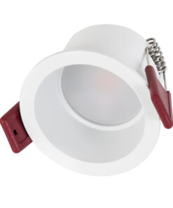 Alternative view of GloboStar® IP 60344 Χωνευτό LED Spot Downlight TrimLess Μπάνιου & WC Φ6.6cm 7W 750lm 45° AC 220-240V IP44 Φ6.6 x Υ5.3cm - Στρόγγυλο - Λευκό - Φυσικό Λευκό 4500K - Bridgelux COB - TÜV Certified Driver - 5 Years Warranty