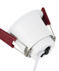 GloboStar® IP 60344 Χωνευτό LED Spot Downlight TrimLess Μπάνιου & WC Φ6.6cm 7W 750lm 45° AC 220-240V IP44 Φ6.6 x Υ5.3cm - Στρόγγυλο - Λευκό - Φυσικό Λευκό 4500K - Bridgelux COB - TÜV Certified Driver - 5 Years Warranty 11 60344 3