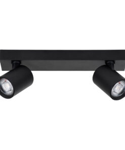 Alternative view of GloboStar® LEONARDO 60346 Μοντέρνο Φωτιστικό Οροφής Ράγα με Κινούμενα Σποτ LED Spot Downlight 20W 2400lm 60° AC 220-240V IP20 Μ32 x Π7 x Υ11.8cm - Μαύρο - Φυσικό Λευκό 4500K - Bridgelux COB - 5 Years Warranty