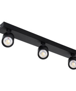 GloboStar® LEONARDO 60348 Μοντέρνο Φωτιστικό Οροφής Ράγα με Κινούμενα Σποτ LED Spot Downlight 30W 3600lm 60° AC 220-240V IP20 Μ52 x Π7 x Υ11.8cm - Μαύρο - Φυσικό Λευκό 4500K - Bridgelux COB - 5 Years Warranty 15 60348 3