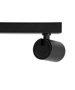 GloboStar® LEONARDO 60348 Μοντέρνο Φωτιστικό Οροφής Ράγα με Κινούμενα Σποτ LED Spot Downlight 30W 3600lm 60° AC 220-240V IP20 Μ52 x Π7 x Υ11.8cm - Μαύρο - Φυσικό Λευκό 4500K - Bridgelux COB - 5 Years Warranty 18 60348 6