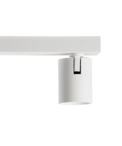 GloboStar® LEONARDO 60349 Μοντέρνο Φωτιστικό Οροφής Ράγα με Κινούμενα Σποτ LED Spot Downlight 30W 3600lm 60° AC 220-240V IP20 Μ52 x Π7 x Υ11.8cm - Λευκό - Φυσικό Λευκό 4500K - Bridgelux COB - 5 Years Warranty 17 60349 5