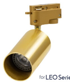 GloboStar® GloboStar® LEO 60357 Μοντέρνο Φωτιστικό Οροφής Σποτ Μονόφωτο 1 x GU10 IP20 Χρυσό Αλουμίνιο - Μ6 x Π6 x Υ19cm - 5 Χρόνια Εγγύηση
