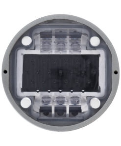 Alternative view of GloboStar® ROADER 60367 Professional LED Strobe Αυτόνομος Ηλιακός Χωνευτός Ανακλαστήρας Οδοστρώματος με Ενσωματωμένο Φωτοβολταϊκό Panel 2.5V 220mA & Επαναφορτιζόμενη Μπαταρία Ni-MH 1.2V 1200mAh - Αδιάβροχο IP68 - Ψυχρό Λευκό 6000K - Max Pass Load 20 Τόνοι - Φ12.5 x Υ7.7cm - 3 Years Warranty