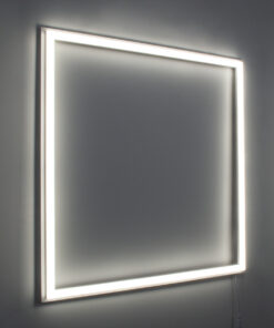 GloboStar® 60369 Χωνευτό LED Panel Linear Frameless Super Slim 60x60cm 48W 5520lm 120° CRI≥85Ra AC 220-240V IP44 Μ60 x Π60 x Υ1.5cm - Φυσικό Λευκό 4500K - TÜV Certified Driver - 5 Years Warranty 23 60369 10