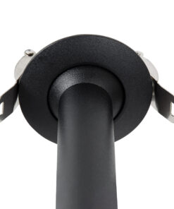 GloboStar® DALE 60371 Χωνευτό LED Κινούμενο Spot Downlight TrimLess Φ6.4cm 5W 500lm 36° AC 220-240V IP20 Φ6.8cm x Υ10cm - Στρόγγυλο - Μαύρο - Θερμό Λευκό 2700K - Bridgelux COB - TÜV Certified Driver - 5 Years Warranty 23 60371 8