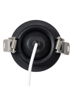 GloboStar® DALE 60373 Χωνευτό LED Κινούμενο Spot Downlight TrimLess Φ6.4cm 5W 500lm 36° AC 220-240V IP20 Φ6.4cm x Υ30cm - Στρόγγυλο - Μαύρο - Θερμό Λευκό 2700K - Bridgelux COB - TÜV Certified Driver - 5 Years Warranty 25 60373 10