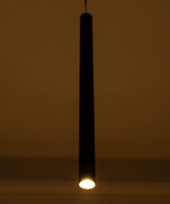 GLOBOSTAR® CANAL 60376 Μοντέρνο Κρεμαστό Φωτιστικό Οροφής LED 7W 700lm 36° AC 220-240V IP20 Θερμό Λευκό 2700K - Bridgelux COB - Μαύρο - Μ4 x Π4 x Υ60cm - 5 Χρόνια Εγγύηση 21 60376 9