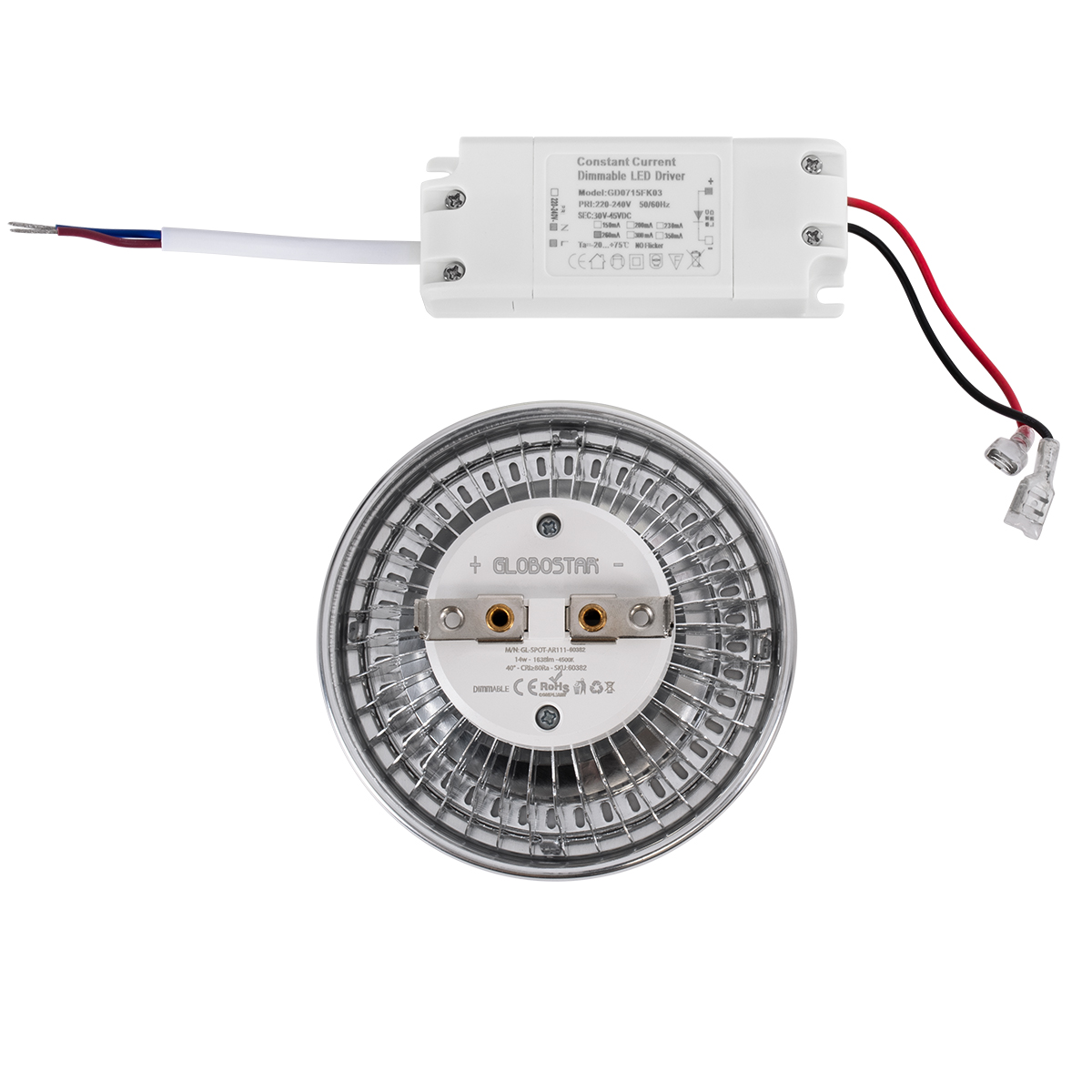 GLOBOSTAR® DARKO 60381 Σποτ AR111 LED 14W 1694lm 40° AC 220-240V IP20 Ψυχρό Λευκό 6000K Dimmable - Indirect Anti-Glare Reflector - Bridgelux High Lumen COB Gen2 & TÜV SÜD Driver - Μ11.1 x Π11.1 x Υ6.6cm - 3 Χρόνια Εγγύηση 8 GLOBOSTAR® DARKO 60381 Σποτ AR111 LED 14W 1694lm 40° AC 220-240V IP20 Ψυχρό Λευκό 6000K Dimmable - Indirect Anti-Glare Reflector - Bridgelux High Lumen COB Gen2 & TÜV SÜD Driver - Μ11.1 x Π11.1 x Υ6.6cm - 3 Χρόνια Εγγύηση - Image 6