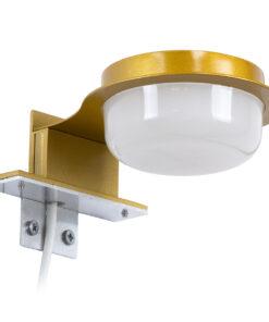 GloboStar® KIARA 60401 Μοντέρνο Φωτιστικό Τοίχου - Απλίκα Καθρέπτη Μπάνιου με 3 Τρόπους Τοποθέτησης LED 5W 560lm 120° AC 220-240V IP44 Μ10 x Π13 x Υ3cm - Φυσικό Λευκό 4500K - Χρυσό - 3 Χρόνια Εγγύηση 15 60401 4