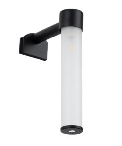 GloboStar® ELSA 60404 Μοντέρνο Φωτιστικό Τοίχου - Απλίκα Καθρέπτη Μπάνιου - Πίνακα 1 x G9 360° AC 220-240V IP44 Μ3.5 x Π13.5 x Υ20cm - Μαύρο - 5 Χρόνια Εγγύηση 13 60404 3