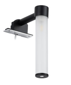 GloboStar® ELSA 60404 Μοντέρνο Φωτιστικό Τοίχου - Απλίκα Καθρέπτη Μπάνιου - Πίνακα 1 x G9 360° AC 220-240V IP44 Μ3.5 x Π13.5 x Υ20cm - Μαύρο - 5 Χρόνια Εγγύηση 14 60404 4