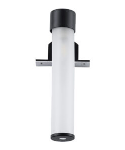 GloboStar® ELSA 60404 Μοντέρνο Φωτιστικό Τοίχου - Απλίκα Καθρέπτη Μπάνιου - Πίνακα 1 x G9 360° AC 220-240V IP44 Μ3.5 x Π13.5 x Υ20cm - Μαύρο - 5 Χρόνια Εγγύηση 16 60404 6