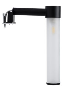 GloboStar® ELSA 60404 Μοντέρνο Φωτιστικό Τοίχου - Απλίκα Καθρέπτη Μπάνιου - Πίνακα 1 x G9 360° AC 220-240V IP44 Μ3.5 x Π13.5 x Υ20cm - Μαύρο - 5 Χρόνια Εγγύηση 17 60404 7