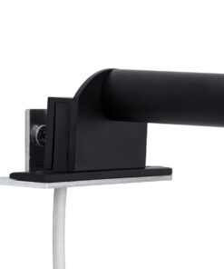 GloboStar® ELSA 60404 Μοντέρνο Φωτιστικό Τοίχου - Απλίκα Καθρέπτη Μπάνιου - Πίνακα 1 x G9 360° AC 220-240V IP44 Μ3.5 x Π13.5 x Υ20cm - Μαύρο - 5 Χρόνια Εγγύηση 18 60404 8