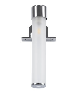 GloboStar® ELSA 60406 Μοντέρνο Φωτιστικό Τοίχου - Απλίκα Καθρέπτη Μπάνιου - Πίνακα 1 x G9 360° AC 220-240V IP44 Μ3.5 x Π13.5 x Υ20cm - Χρώμιο Νίκελ - 5 Χρόνια Εγγύηση 16 60406 6