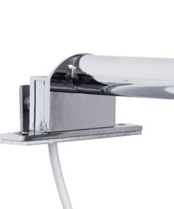 GloboStar® ELSA 60406 Μοντέρνο Φωτιστικό Τοίχου - Απλίκα Καθρέπτη Μπάνιου - Πίνακα 1 x G9 360° AC 220-240V IP44 Μ3.5 x Π13.5 x Υ20cm - Χρώμιο Νίκελ - 5 Χρόνια Εγγύηση 18 60406 8