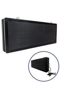 GloboStar® GLOBOSTAR®DISPLAY 90325 Κυλιόμενη Ψηφιακή Επιγραφή P10 Διπλής Όψης LED AC 220-240V Αδιάβροχο IP65 RGBW - WiFi Control μέσω FK APP - Αισθητήρας Θερμοκρασίας & Υγρασίας - Μ104 x Π12 x Υ40cm - 2 Χρόνια Εγγύηση