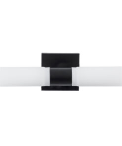 GloboStar® ANAIS 60408 Μοντέρνο Φωτιστικό Τοίχου - Απλίκα Καθρέπτη Μπάνιου - Πίνακα 2 x G9 270° AC 220-240V IP44 Μ34 x Π12 x Υ11cm - Μαύρο - 5 Χρόνια Εγγύηση 13 60408 5