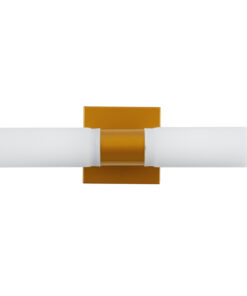 GloboStar® ANAIS 60411 Μοντέρνο Φωτιστικό Τοίχου - Απλίκα Καθρέπτη Μπάνιου - Πίνακα 2 x G9 270° AC 220-240V IP44 Μ34 x Π12 x Υ11cm - Χάλκινο - 5 Χρόνια Εγγύηση 12 60411 4