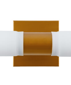 GloboStar® ANAIS 60411 Μοντέρνο Φωτιστικό Τοίχου - Απλίκα Καθρέπτη Μπάνιου - Πίνακα 2 x G9 270° AC 220-240V IP44 Μ34 x Π12 x Υ11cm - Χάλκινο - 5 Χρόνια Εγγύηση 14 60411 6