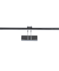 GloboStar® LAURA 60426 Μοντέρνο Φωτιστικό Τοίχου - Απλίκα Καθρέπτη Μπάνιου - Πίνακα LED 12W 1400lm 120° AC 220-240V IP44 Μ60 x Π27 x Υ13cm - Φυσικό Λευκό 4500K - Χρώμιο Νίκελ - 3 Χρόνια Εγγύηση 14 60426 3