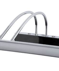 GloboStar® LAURA 60426 Μοντέρνο Φωτιστικό Τοίχου - Απλίκα Καθρέπτη Μπάνιου - Πίνακα LED 12W 1400lm 120° AC 220-240V IP44 Μ60 x Π27 x Υ13cm - Φυσικό Λευκό 4500K - Χρώμιο Νίκελ - 3 Χρόνια Εγγύηση 19 60426 8