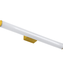 Alternative view of GloboStar® MABEL 60429 Μοντέρνο Φωτιστικό Τοίχου - Απλίκα Καθρέπτη Μπάνιου - Πίνακα LED 12W 1400lm 270° AC 220-240V IP44 Μ60 x Π10 x Υ5cm - Φυσικό Λευκό 4500K - Χρυσό - 3 Χρόνια Εγγύηση