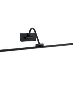 GLOBOSTAR® MIRA 60432 Μοντέρνο Φωτιστικό Τοίχου - Απλίκα Καθρέπτη Μπάνιου LED 12W 1400lm 120° AC 220-240V IP20 Φυσικό Λευκό 4500K - Bridgelux SMD Chip - Μαύρο Ματ - Μ60 x Π20 x Υ13cm - 3 Χρόνια Εγγύηση 13 60432 2