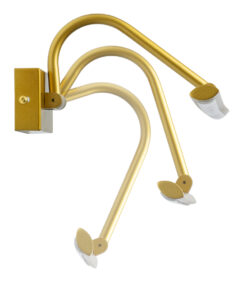 GloboStar® MIRA 60433 Μοντέρνο Φωτιστικό Τοίχου - Απλίκα Καθρέπτη Μπάνιου - Πίνακα LED 12W 1400lm 120° AC 220-240V IP44 Μ60 x Π20 x Υ13cm - Φυσικό Λευκό 4500K - Χρυσό - 3 Χρόνια Εγγύηση 15 60433 4