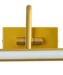 GloboStar® MIRA 60433 Μοντέρνο Φωτιστικό Τοίχου - Απλίκα Καθρέπτη Μπάνιου - Πίνακα LED 12W 1400lm 120° AC 220-240V IP44 Μ60 x Π20 x Υ13cm - Φυσικό Λευκό 4500K - Χρυσό - 3 Χρόνια Εγγύηση 17 60433 6