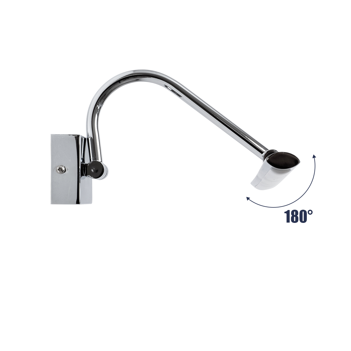 GLOBOSTAR® MIRA 60434 Μοντέρνο Φωτιστικό Τοίχου - Απλίκα Καθρέπτη Μπάνιου LED 12W 1400lm 120° AC 220-240V IP20 Φυσικό Λευκό 4500K - Bridgelux SMD Chip - Νίκελ Χρώμιο - Μ60 x Π20 x Υ13cm - 3 Χρόνια Εγγύηση 7 GLOBOSTAR® MIRA 60434 Μοντέρνο Φωτιστικό Τοίχου - Απλίκα Καθρέπτη Μπάνιου LED 12W 1400lm 120° AC 220-240V IP20 Φυσικό Λευκό 4500K - Bridgelux SMD Chip - Νίκελ Χρώμιο - Μ60 x Π20 x Υ13cm - 3 Χρόνια Εγγύηση - Image 6